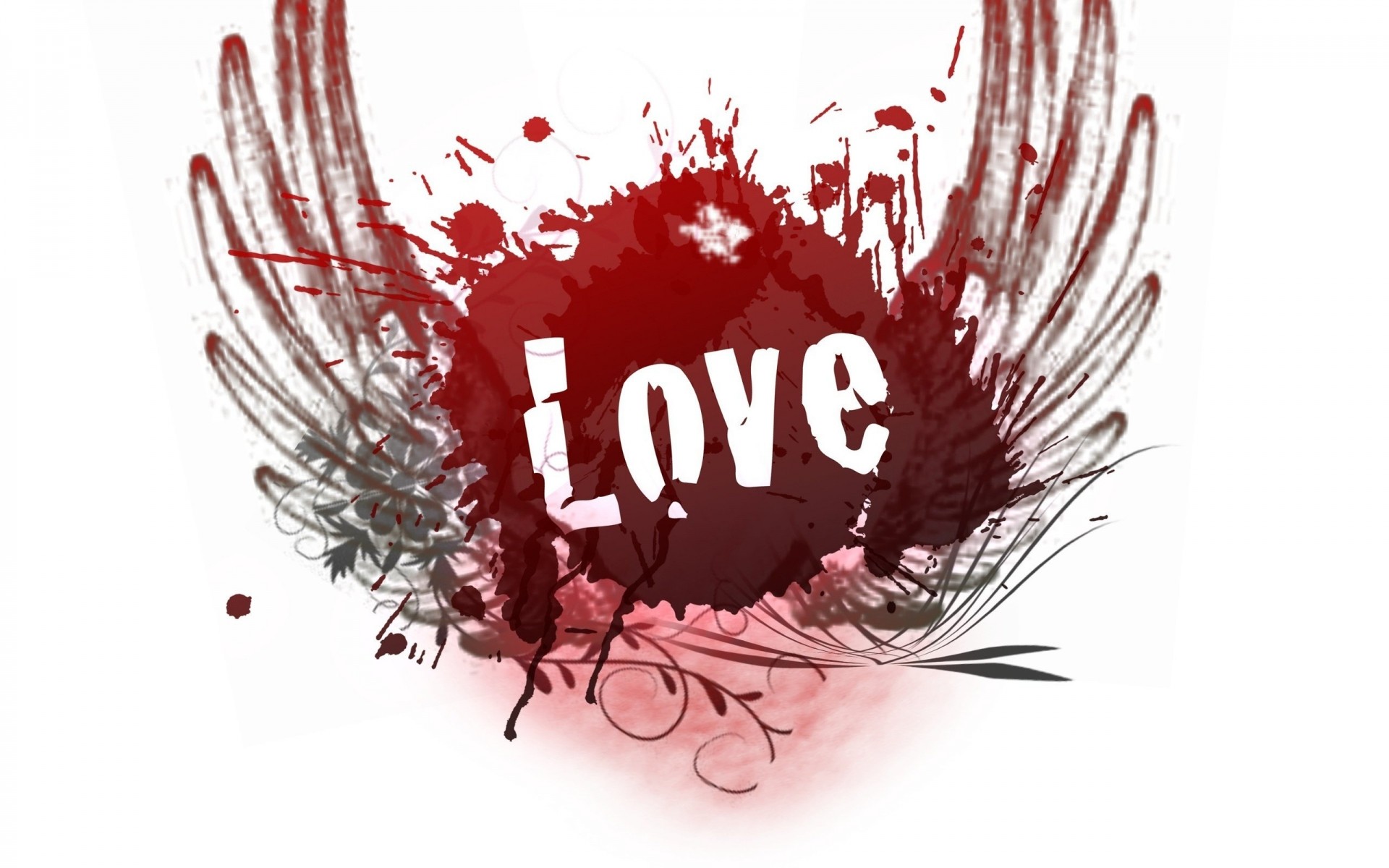 desktop decorazione isolato vacanza design natura simbolo cuore rosso sfondo