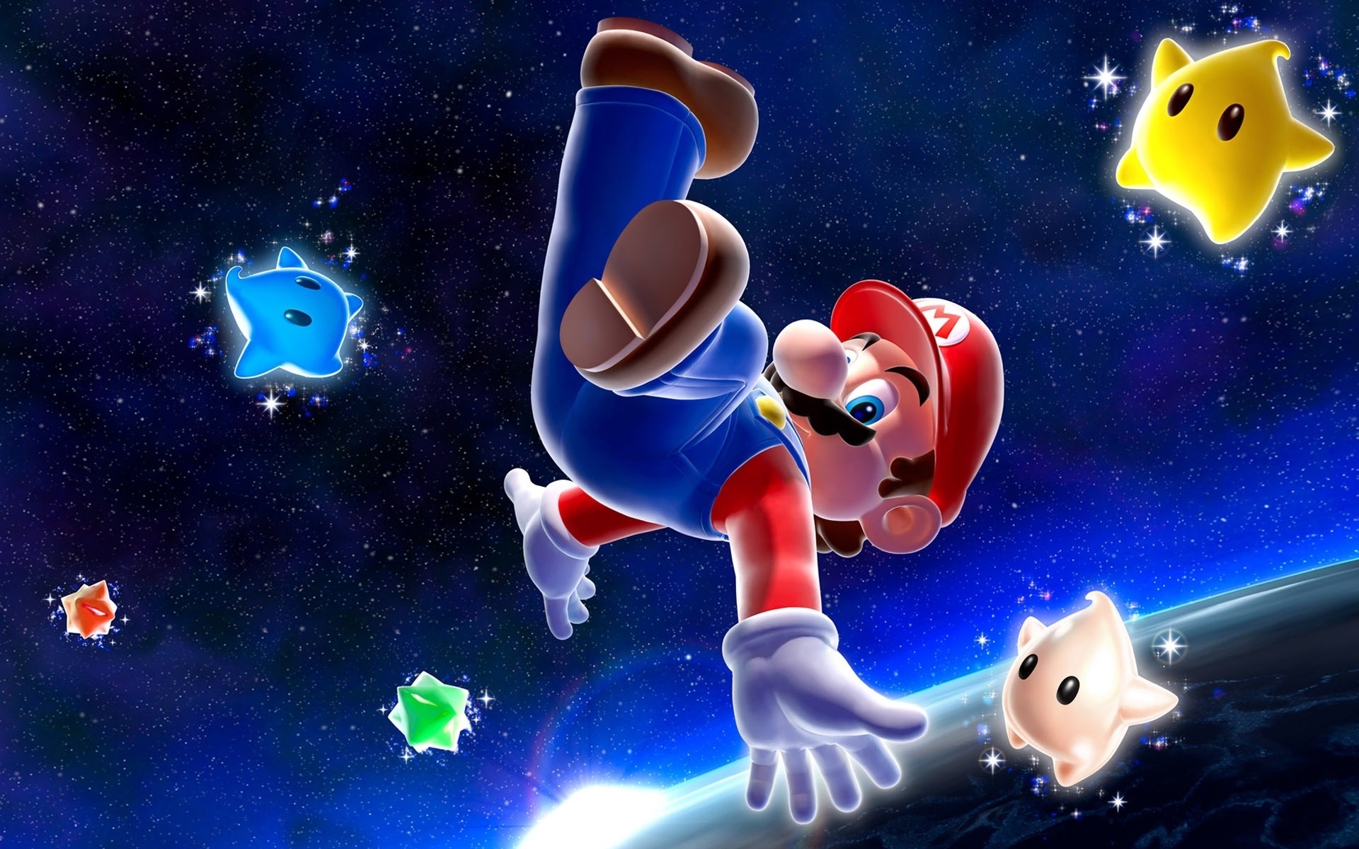 mario natale luna sfondo