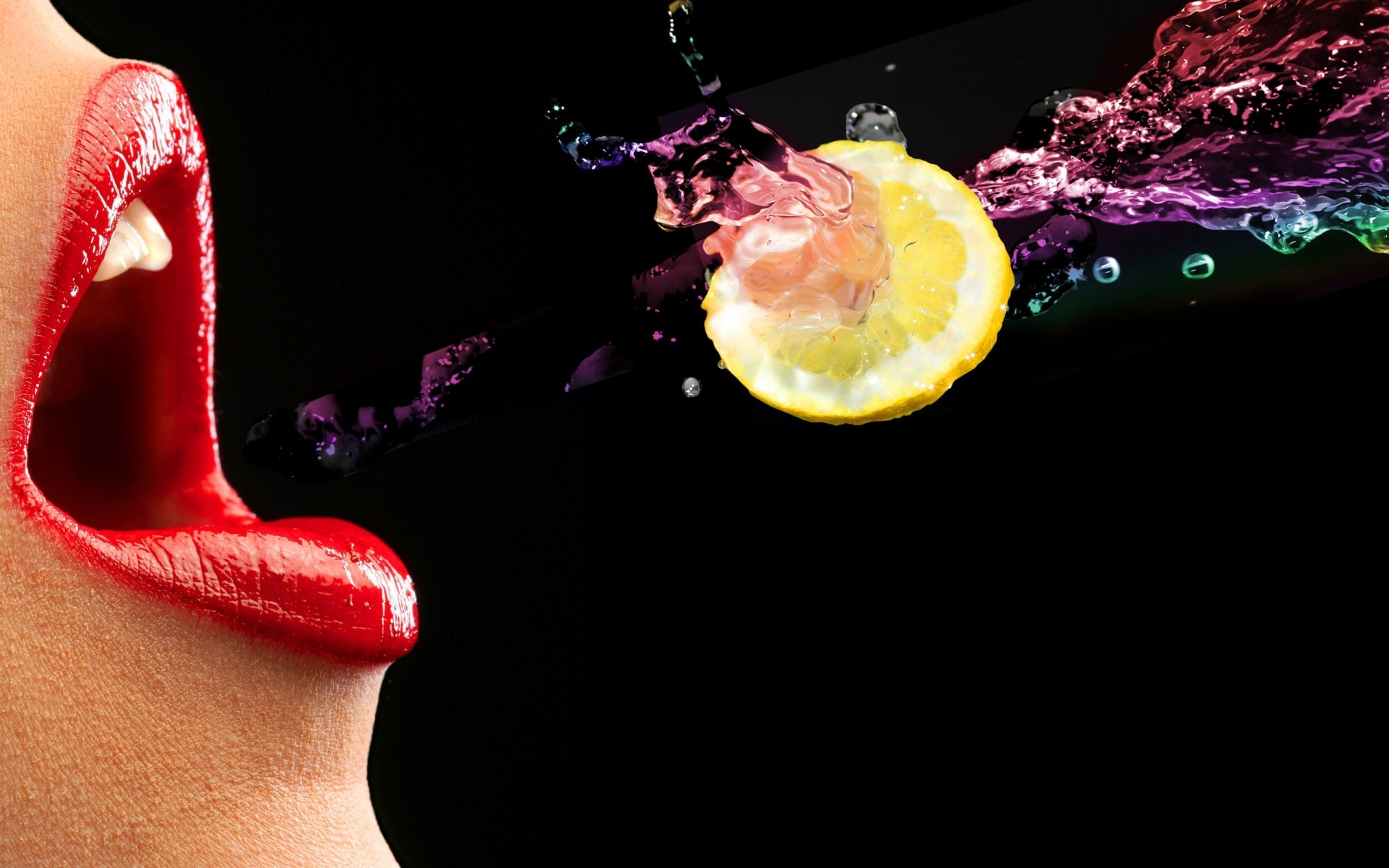 goccia acqua bagnato cibo salute frutta colore splash ragazza succo frutta sfondo