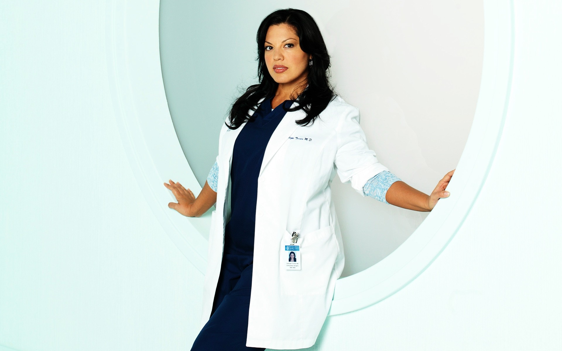 donna adulto da solo ritratto indossare affari anatomia grazia donne attrice celebrità sara ramirez