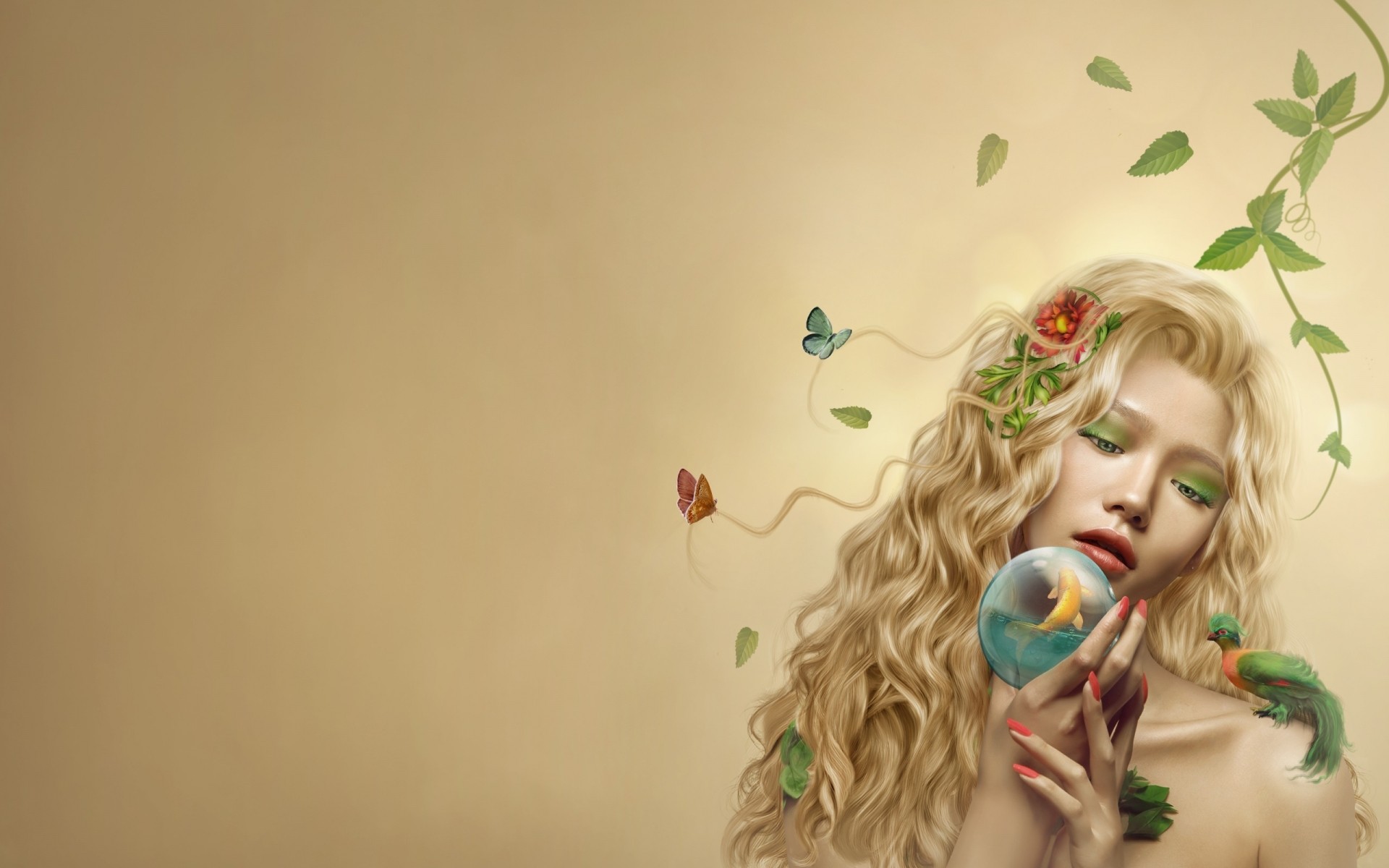 ragazza ritratto arte fiore donna colore modello