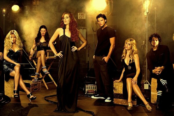 La troupe della famosa serie TV