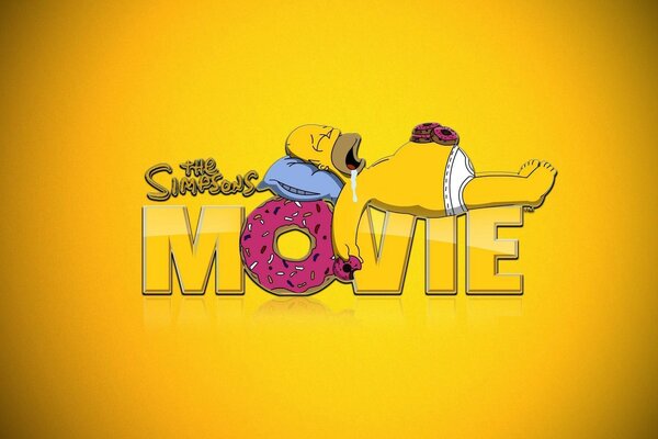 Simpsons. Arte. Cartoni animati. Vettore