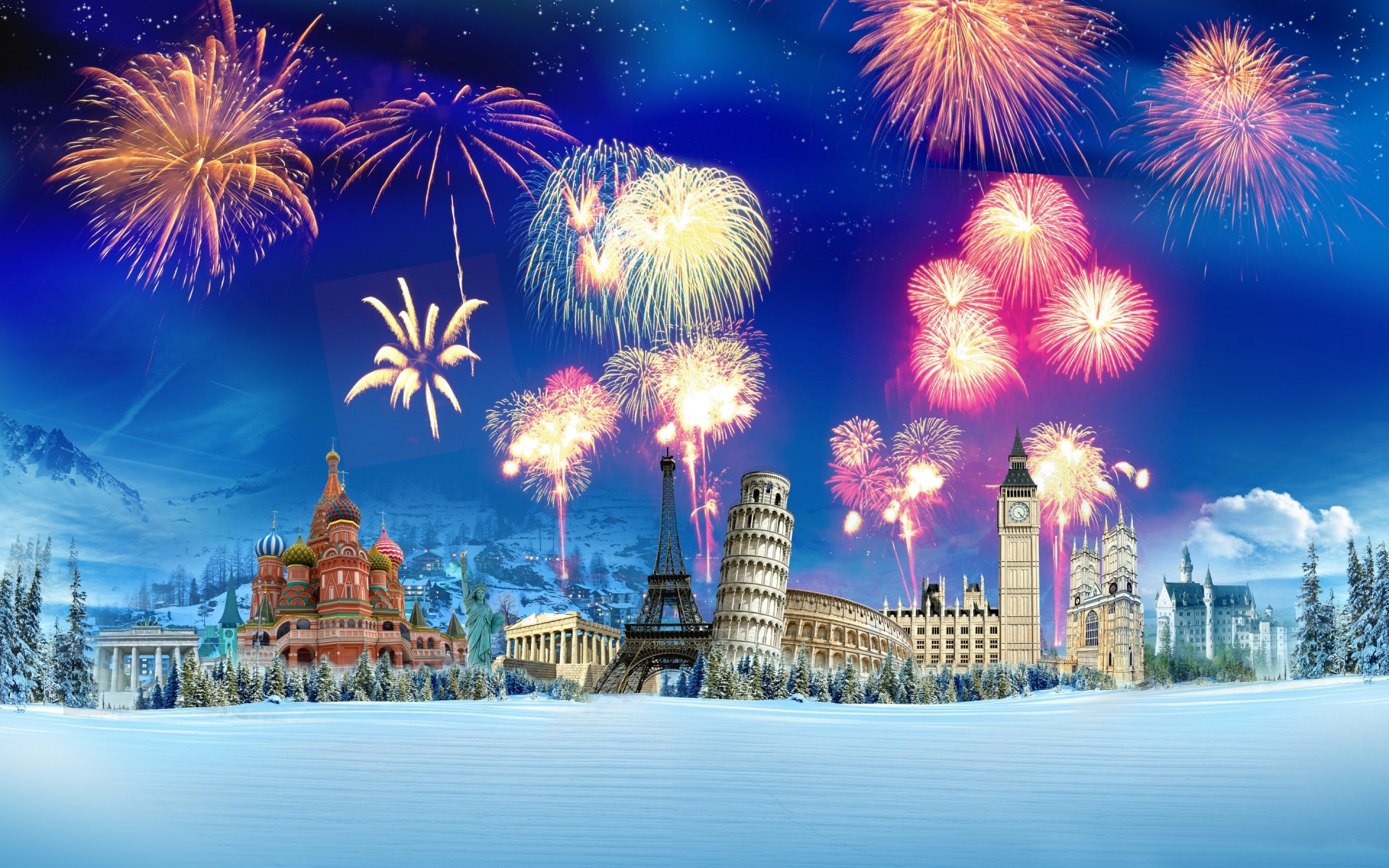 festival natale luce sera viaggi inverno fuochi d artificio vacanze vacanze neve città cielo casa architettura albero di natale luce