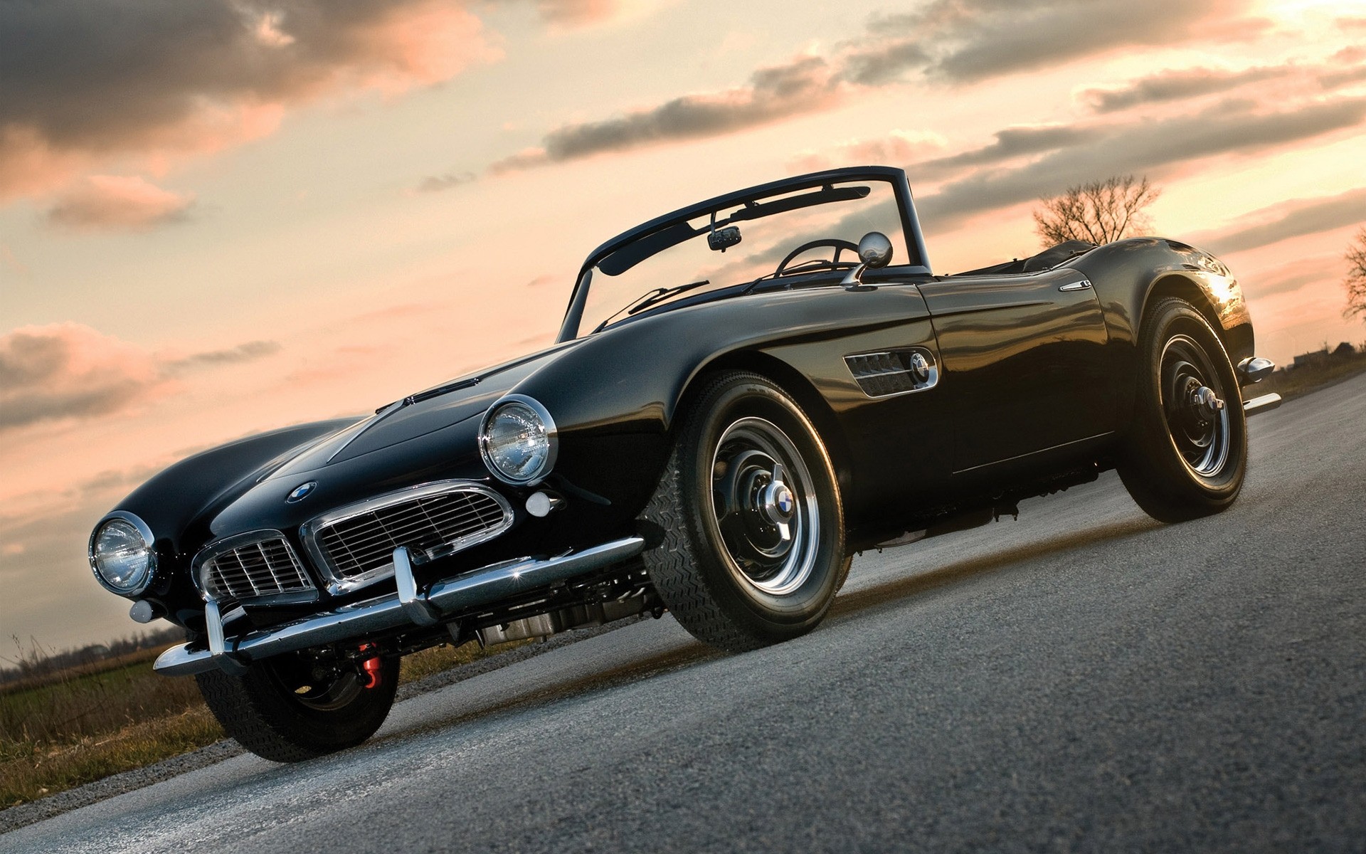 classic / old cars auto auto sistema di trasporto ruote da corsa convertibile disco asfalto veloce bmw 507