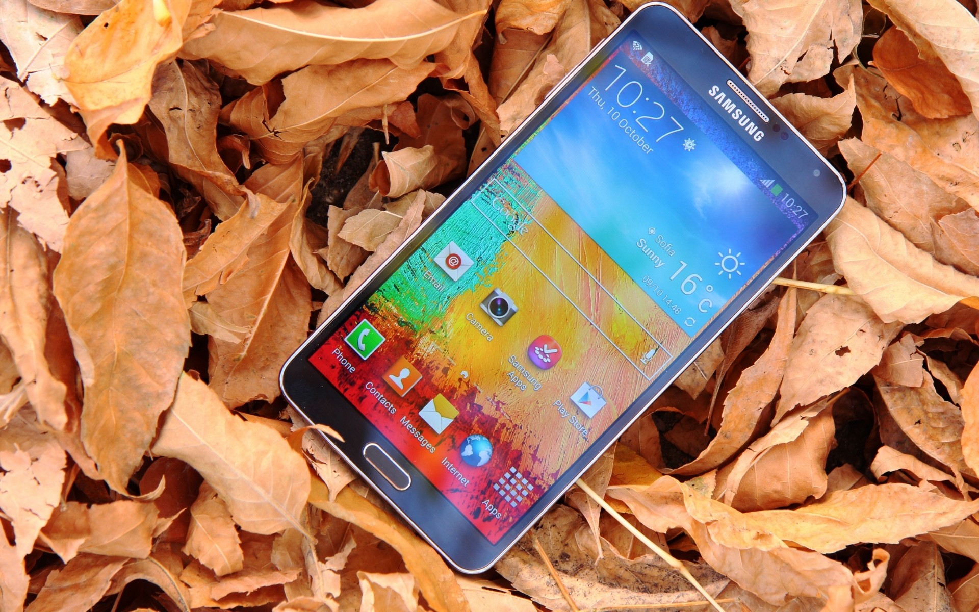 autunno natura foglia galaxy note 3 samsung tecnico tecnologia gadget