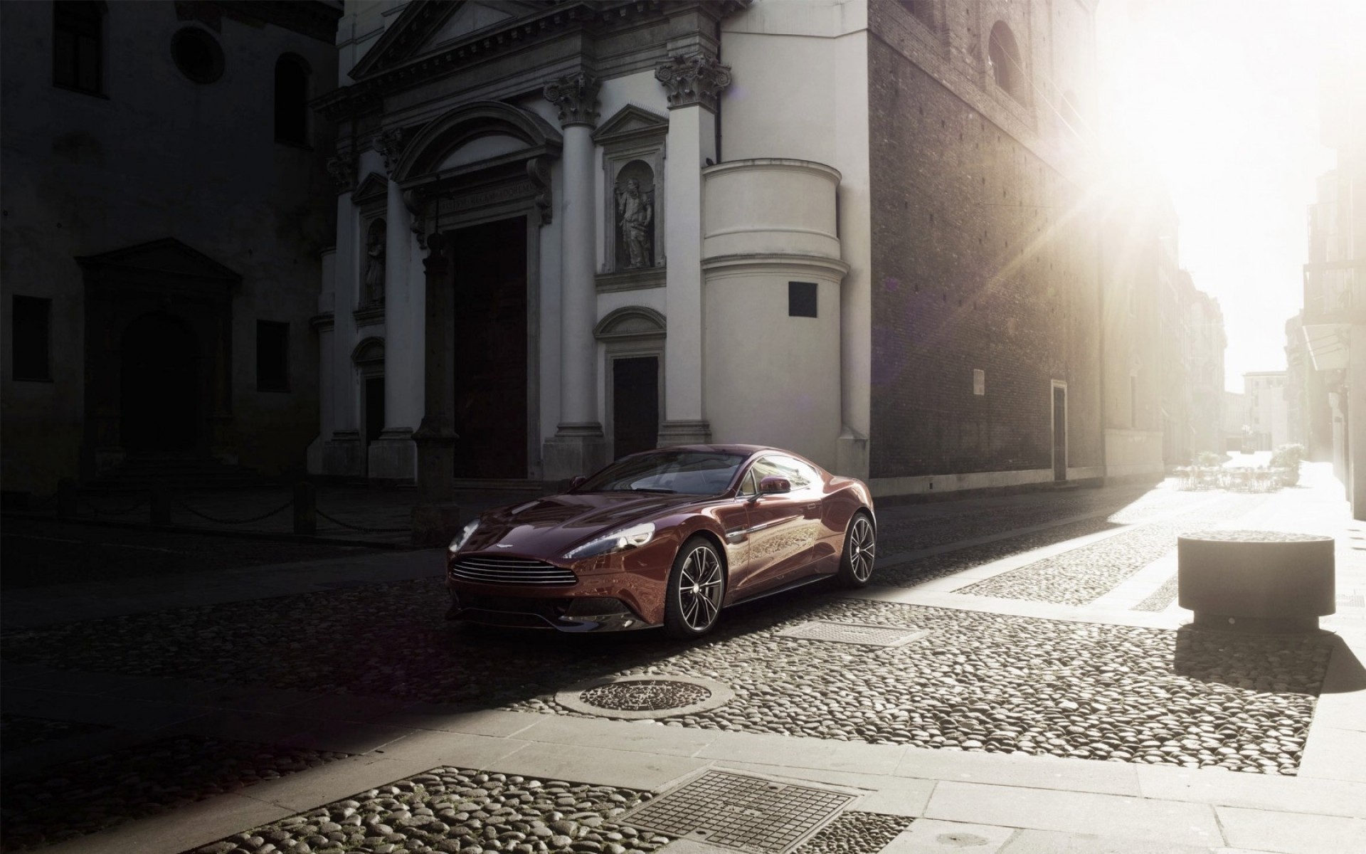 aston martin strada auto marciapiede strada città viaggi auto luce architettura aston martin vanish auto sportive auto coupé