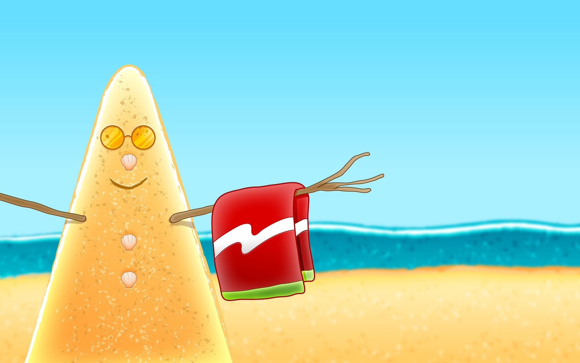 estate viaggi vacanze cielo soleggiato sorriso spiaggia