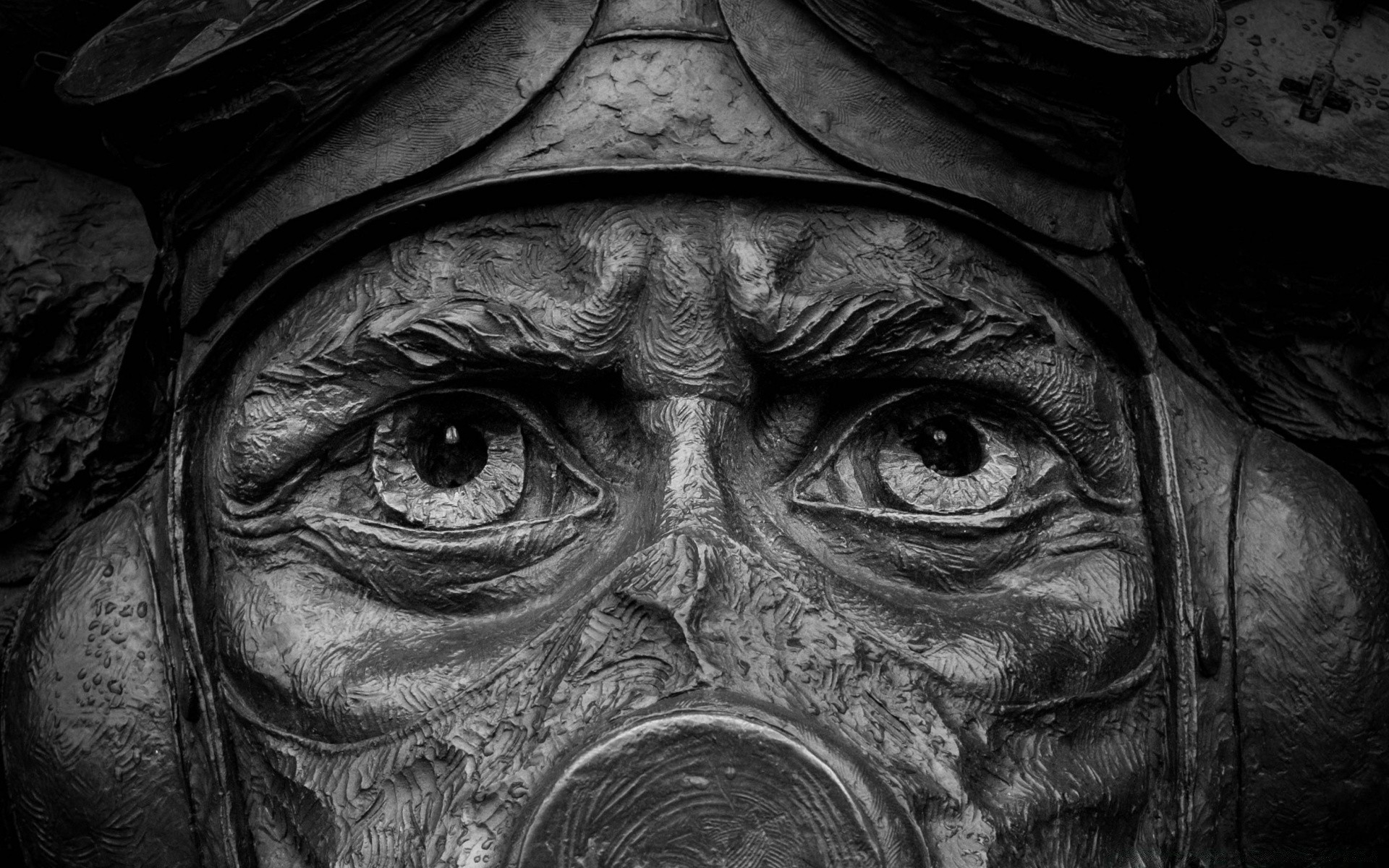 in bianco e nero vecchio faccia arte ritratto uno uomo religione