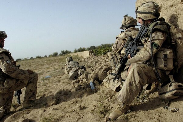 Forze speciali dell esercito in vacanza foto