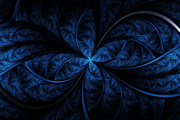 Cetok blu di forma insolita di materiale