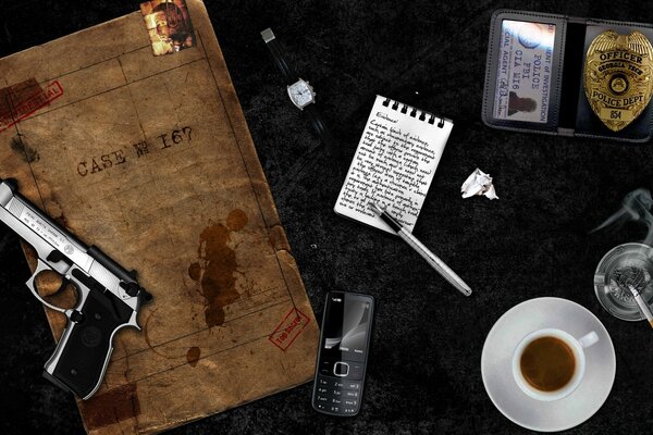 Set di armi del vero detective