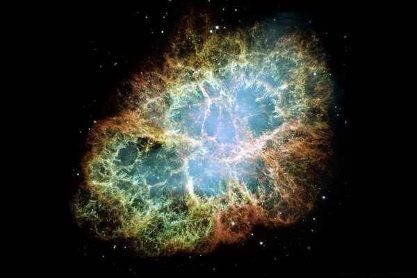 Simbolo degli anarchici nello spazio galattico