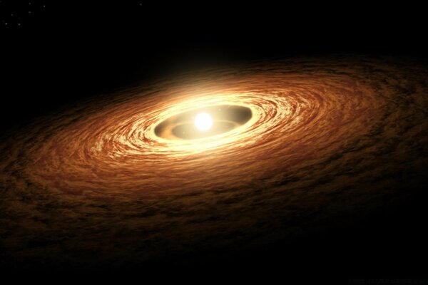 L imbuto spaziale succhia il pianeta