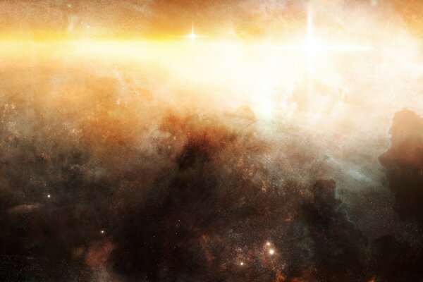 Polvere cosmica simile al fumo