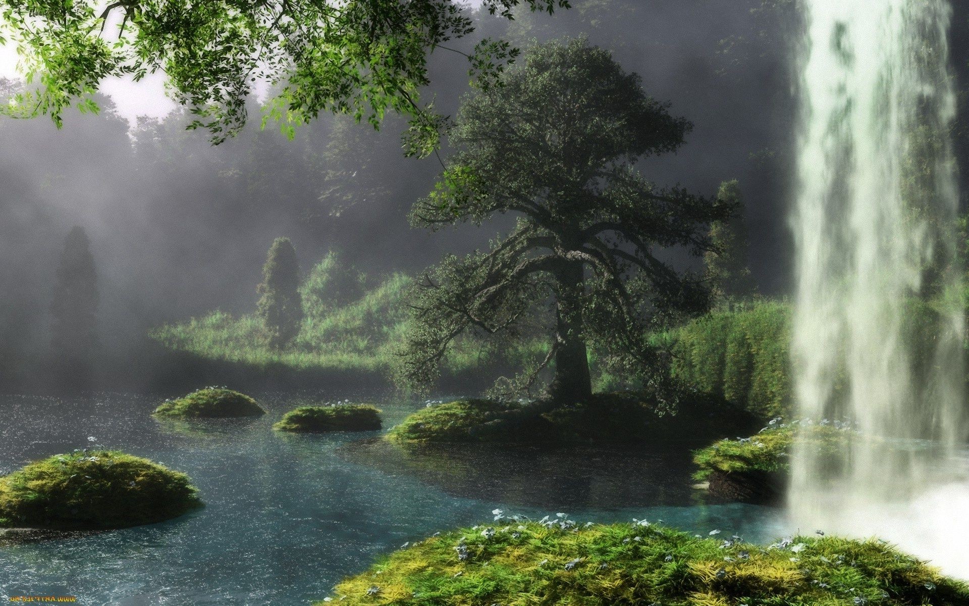 paesaggio acqua natura albero di legno cascata parco all aperto foglia fiume paesaggio di viaggio nebbia autunno estate lussureggiante ambiente