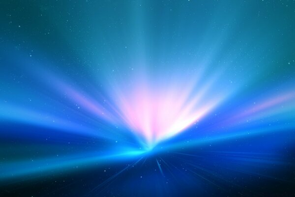 L aurora boreale è multicolore con riflessi