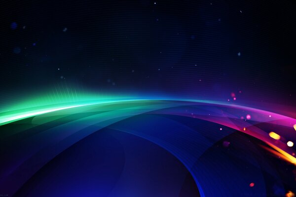 Immagini del movimento dello spazio della scienza in colori vivaci
