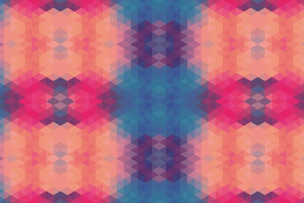 Immagine geometrica rosa-grigio-viola