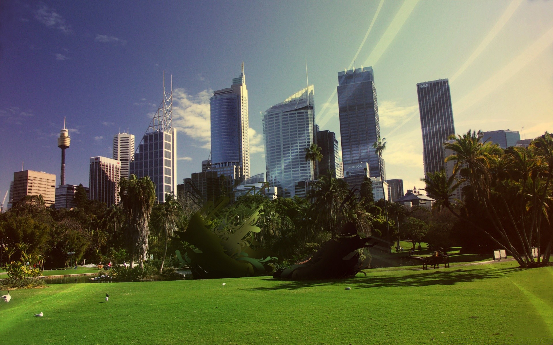 creativo grattacielo città skyline città ufficio architettura centro casa moderno affari cielo urbano viaggi finanza torre all aperto parco