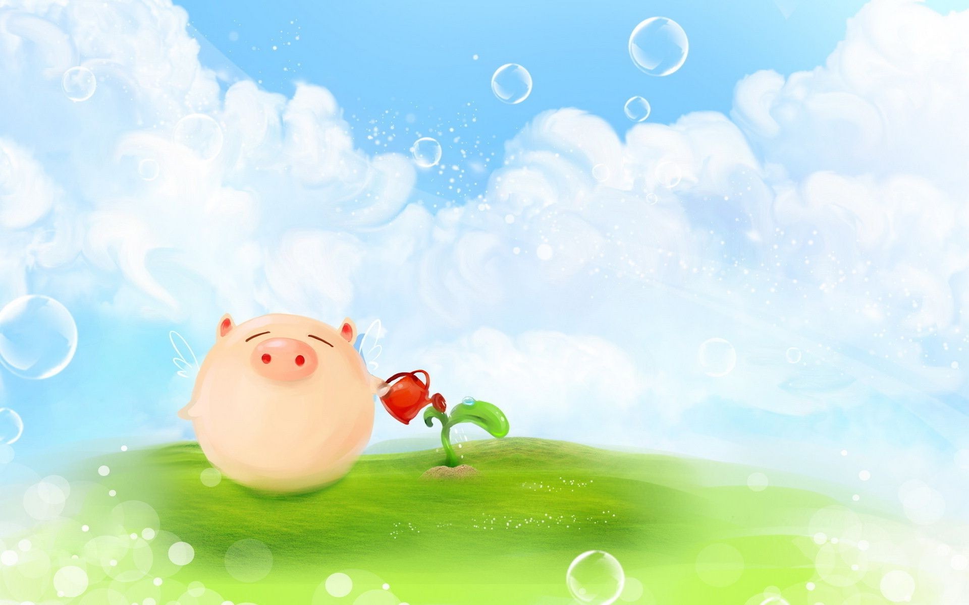 natura estate desktop cielo caduta acqua bolla