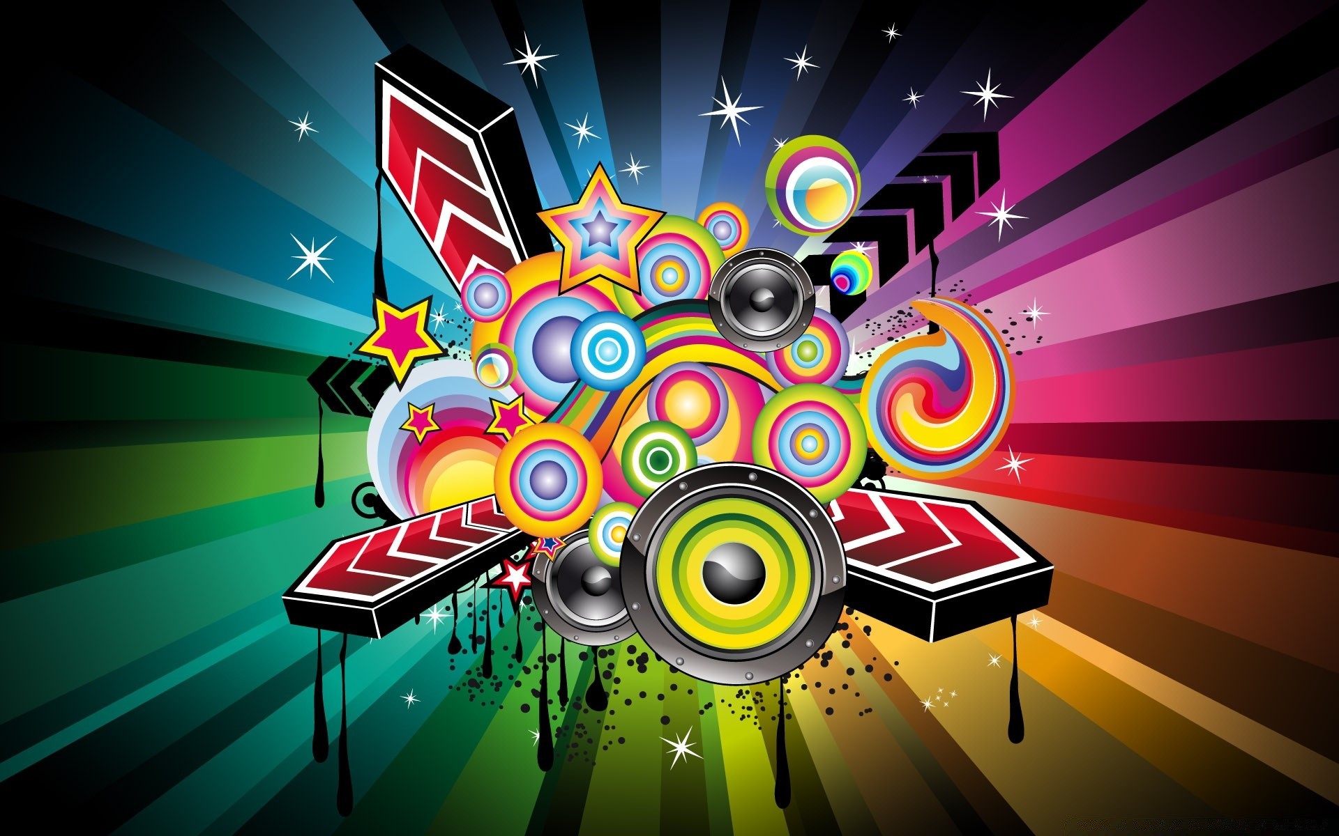 grafica vettoriale astratto illustrazione design discoteca desktop grafico luminoso carta da parati luce musica club sfondo suono arte modello