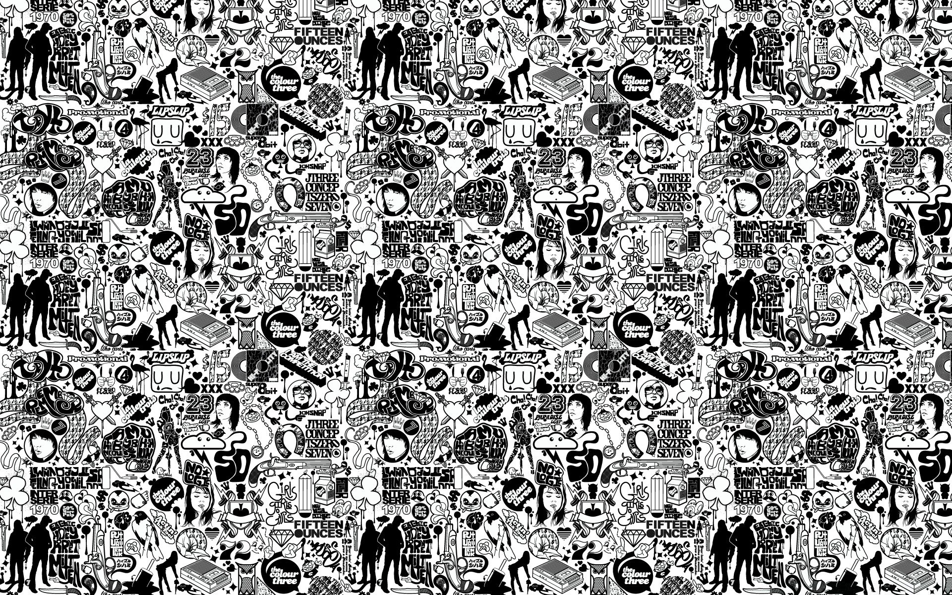 grafica vettoriale modello monocromatico astratto design texture desktop illustrazione bianco e nero arte