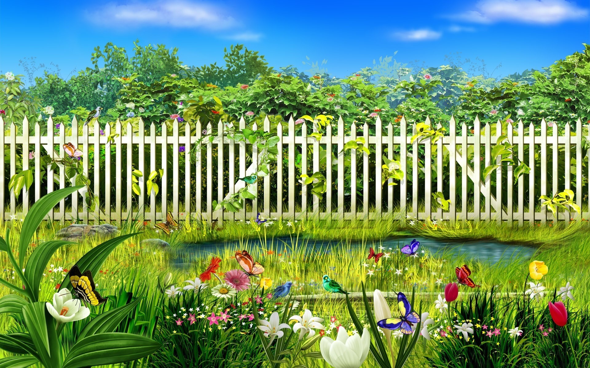 grafica vettoriale erba giardino natura fiore estate flora foglia all aperto prato paesaggio parco cielo crescita recinzione albero bella