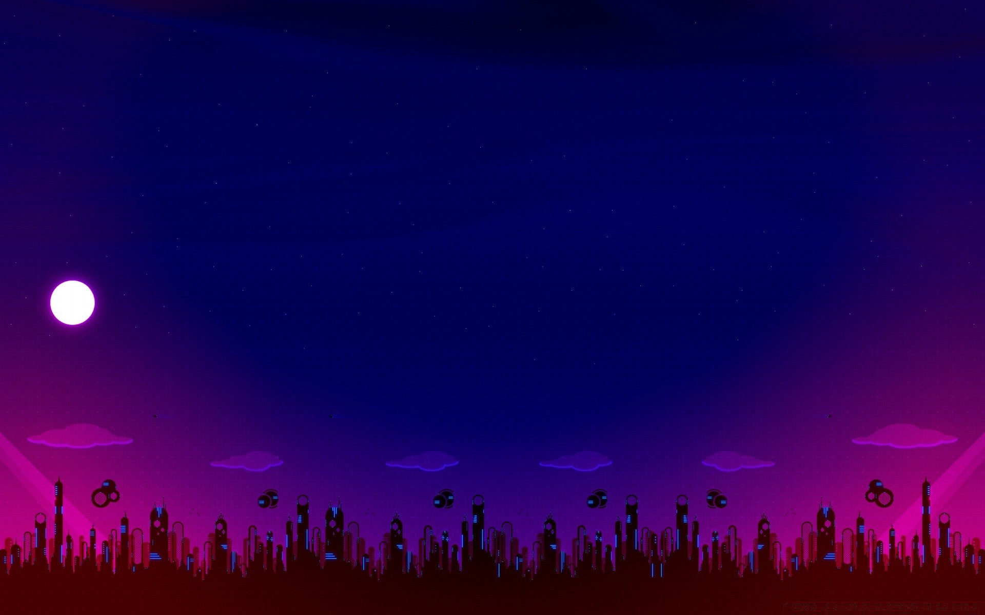 grafica vettoriale luce scuro silhouette cielo illuminato luminoso sera