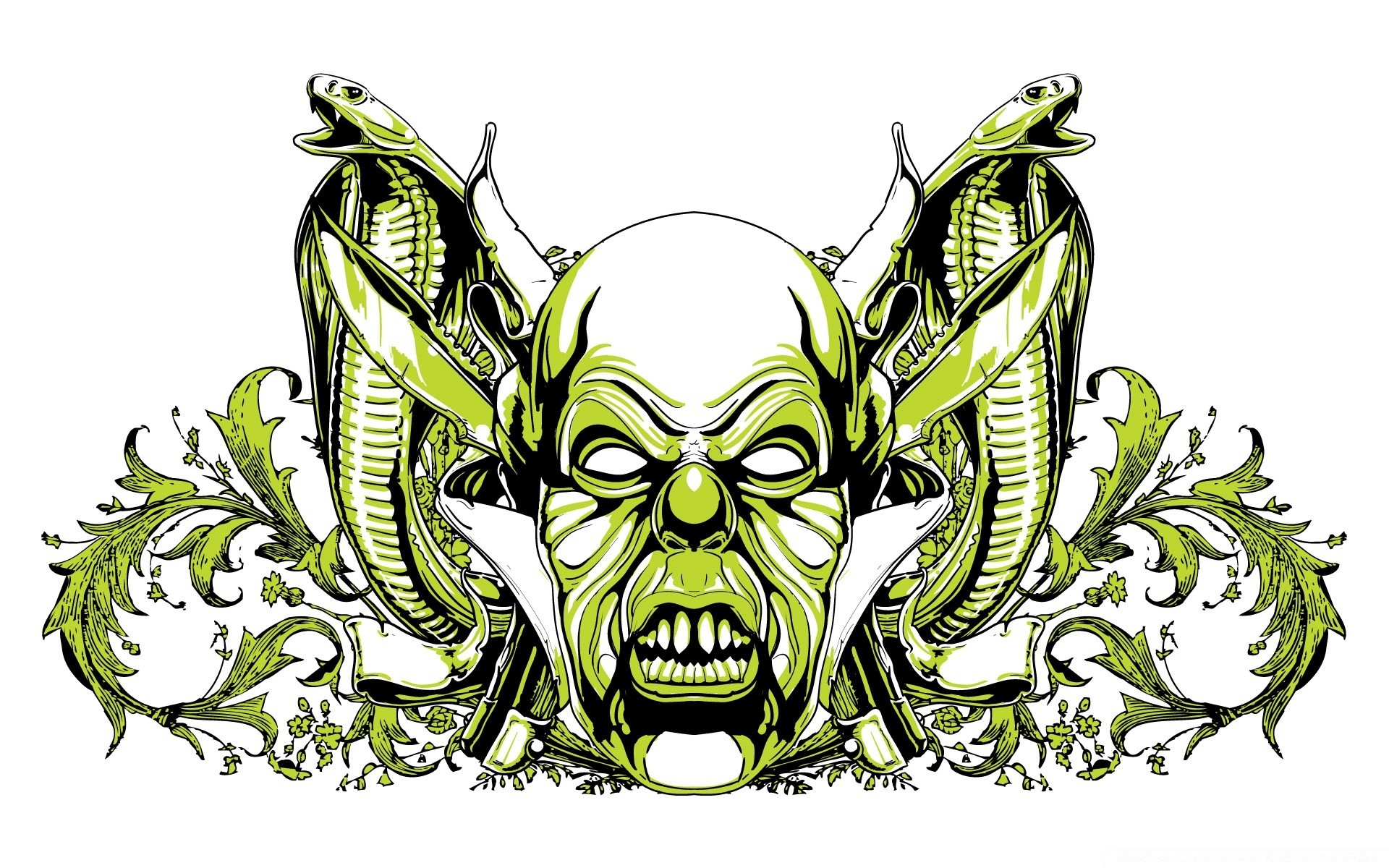 grafica vettoriale illustrazione vettoriale mostro grafico arte gazoo schizzo fantasia natura animale foglia design