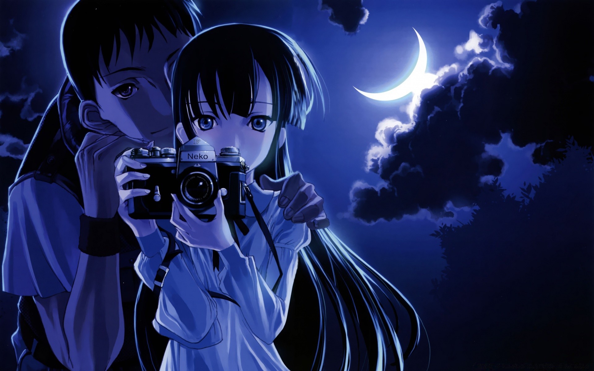 anime scuro silhouette desktop orrore arte pericolo