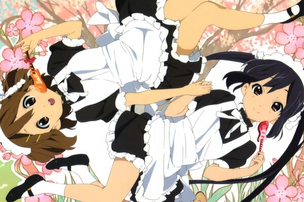 Anime. Illustrazione. K-on. Personaggi