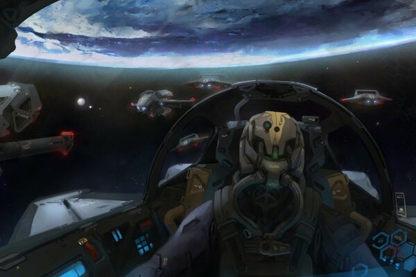 Astronave in azione