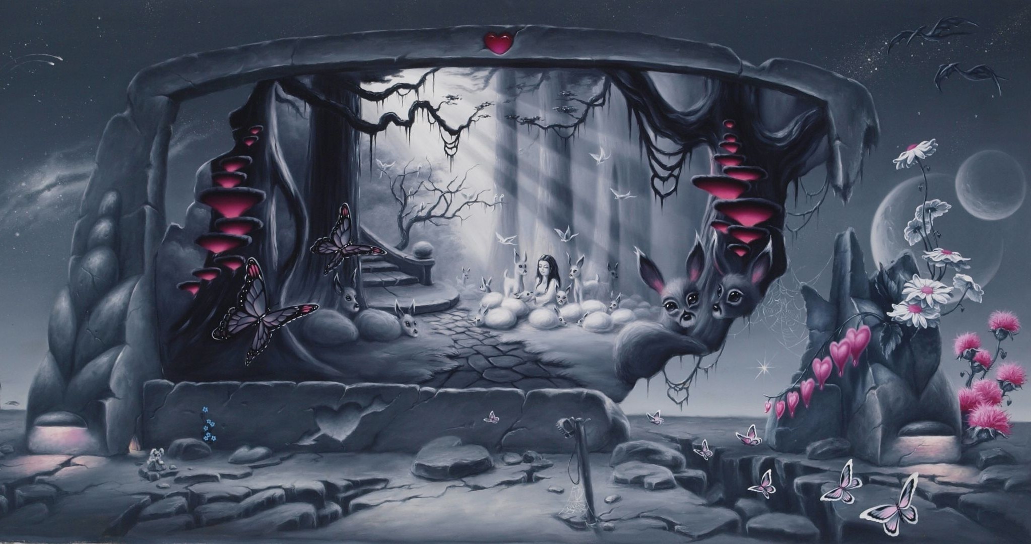 graffiti halloween illustrazione orrore