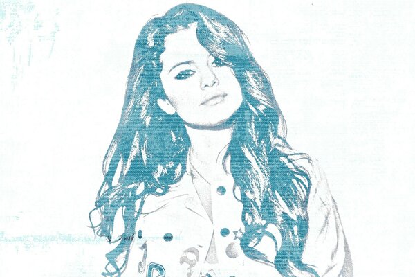 Ritratto di ragazza mododa con filtri