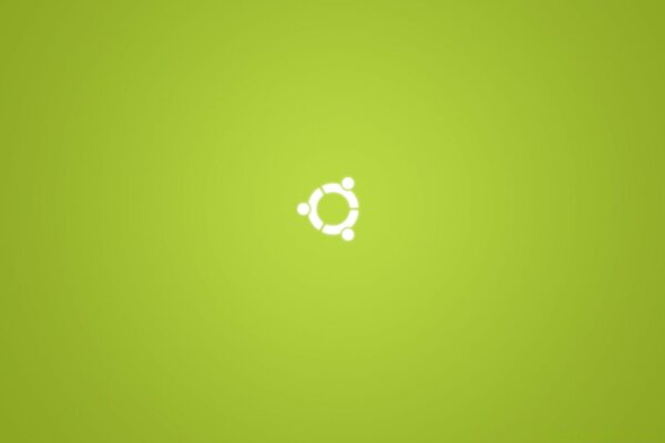 Logo Linux su sfondo verde