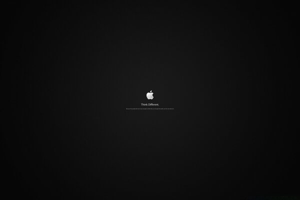 Logo apple mela bianca su sfondo nero