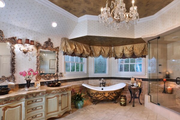 Interior design. Bagno