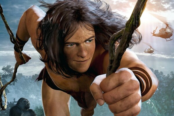 Cornice del cartone animato Tarzan