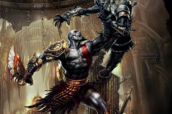 Arte del gioco. Kratos è furioso