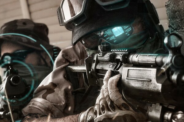 I fantasmi della squadra Militare Swat controllano l area