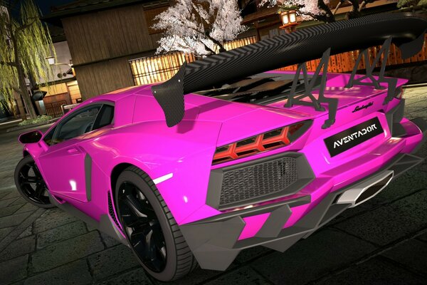 Ferrari rosa su gran turismo