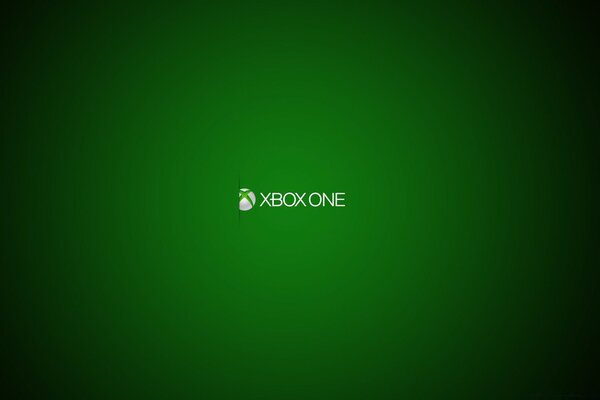 Logo della console Xbox One in Spotlite su sfondo verde
