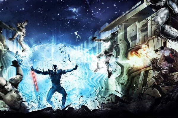 Space Warrior riflette i colpi