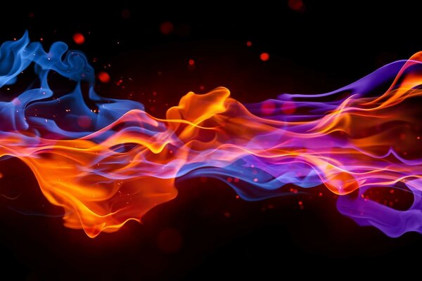 Una bella astrazione della fiamma capace di bruciare tutto