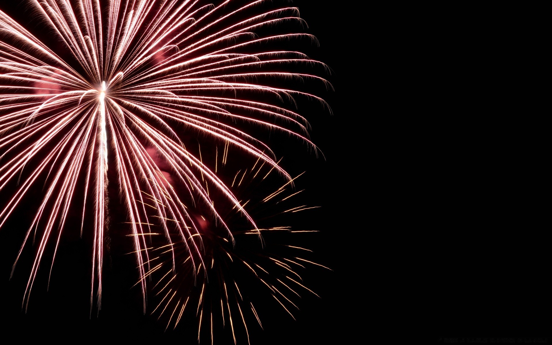 nuovo anno fuochi d artificio festival fiamma esplosione flash natale scuro vacanza