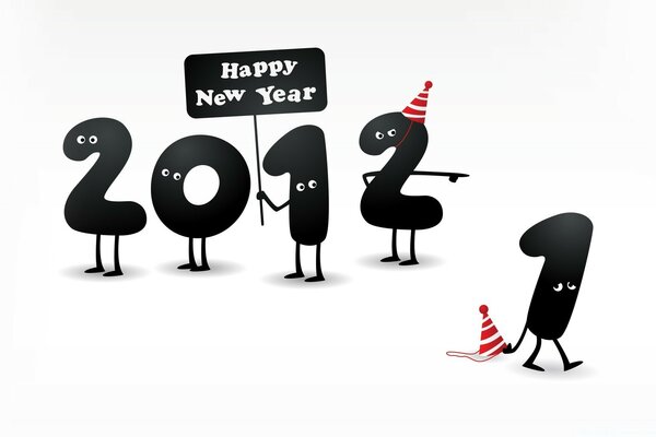 Illustrazione grafica con numeri divertenti