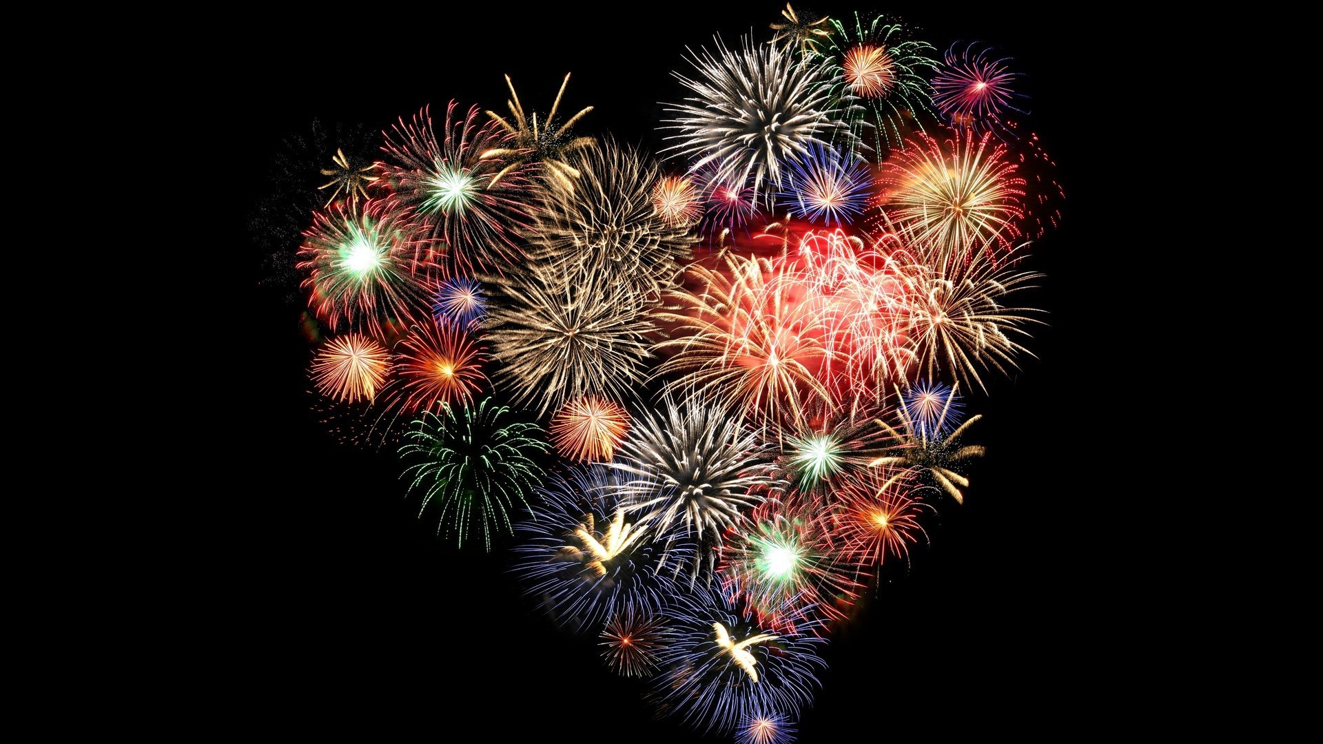 natale vacanze fuochi d artificio desktop festival colore luminoso decorazione astratto