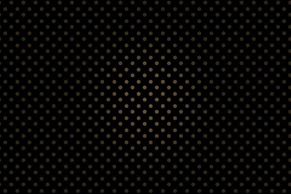 Design retrò. Fiori su sfondo nero