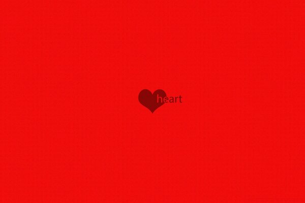 Carta da parati monotona rossa sul desktop con emblema